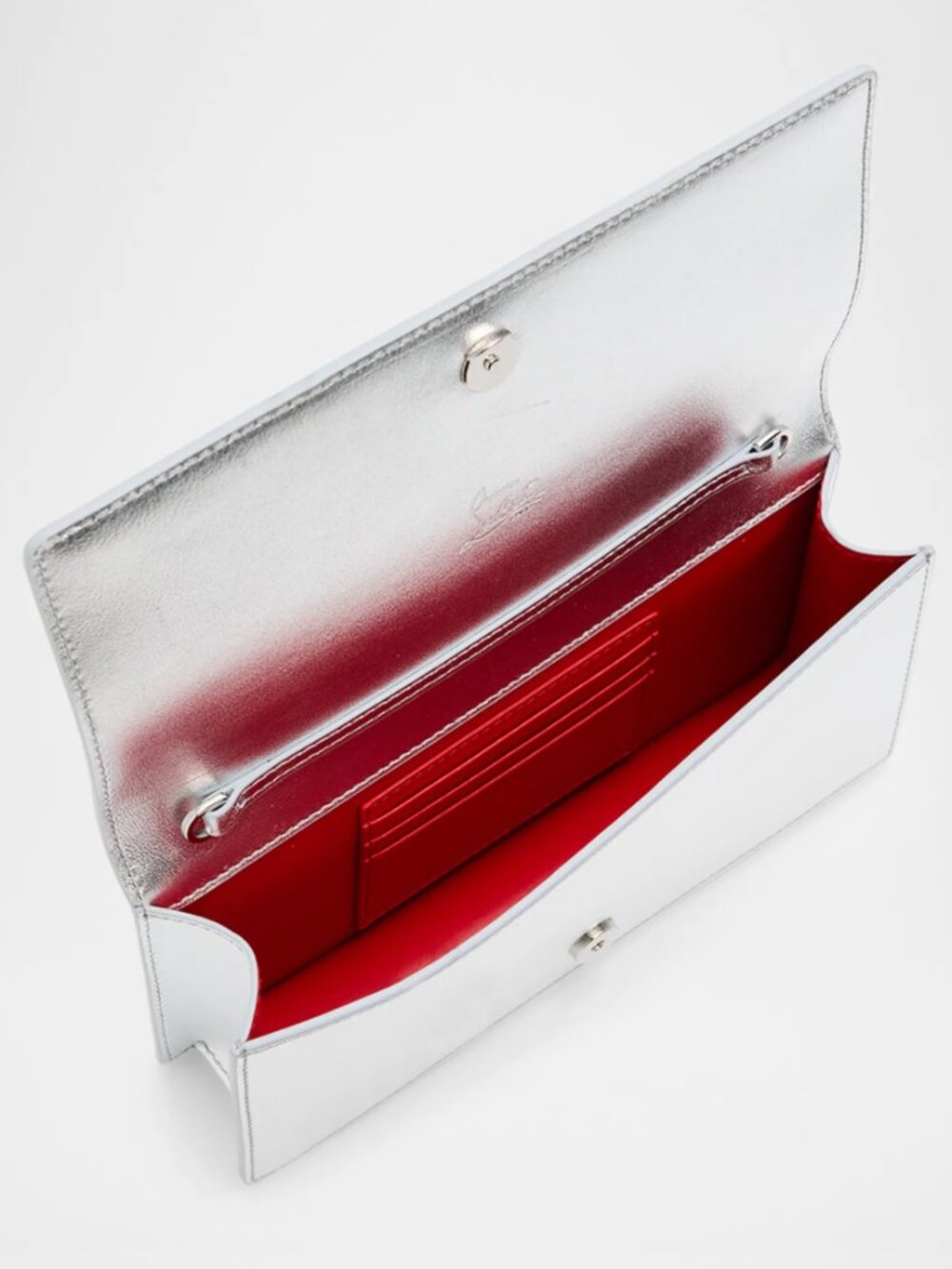 Christian Louboutin Bettina Clutch Bag in Laminated Nappa Leather - Picture 14 of 15